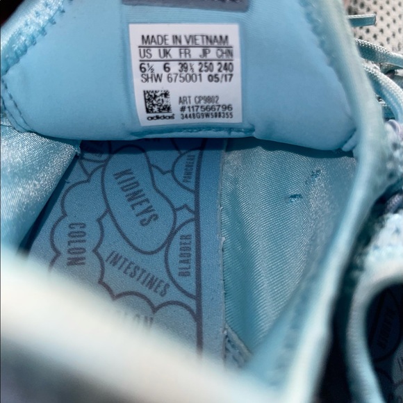 Pharrell x Tennis Adidas Hu 'Ice Blue' - Picture 4 of 4